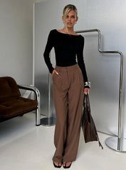 Archer Pants Brown Petite