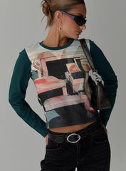 Sonique Long Sleeve Top Multi