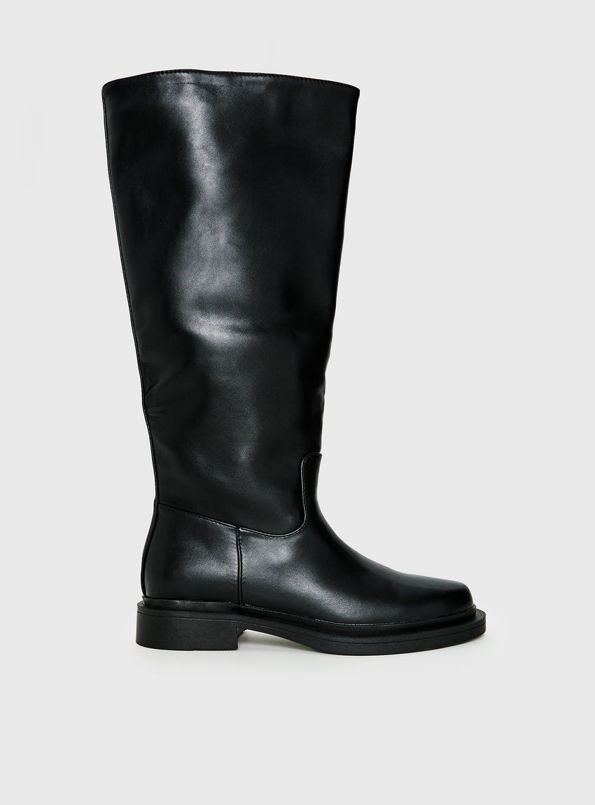 Lishaa Knee High Boots Black