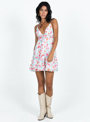 Dionne Mini Dress Pink Multi