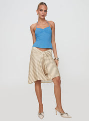 Rehna Halter Top Blue