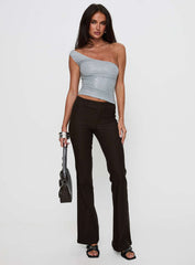 Kinkirk Flared Pants Chocolate