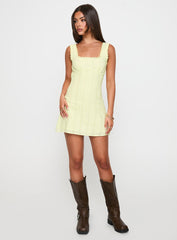 Dasha Mini Dress Lemon