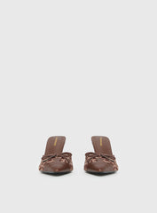 Boardroom Pointed Toe Heels Caramel Cow