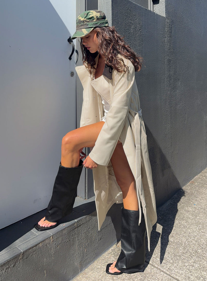 Soho Trench Coat Beige