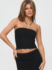 Huckle Tube Top Black