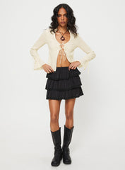 Sound Check Mini Skirt Black