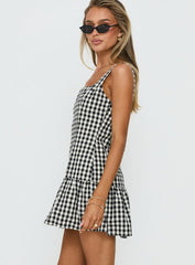 Orivelle Tie Back Romper Black / White