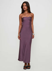 Maryska Strapless Maxi Dress Purple