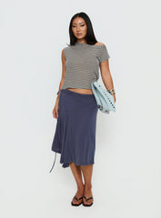 Ashfield Top Grey Stripe
