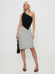 Harford One Shoulder Top Black