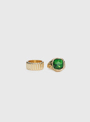 Think Fast Ring Set Gold