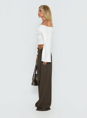 Elisson Layered Buckle Pants Grey